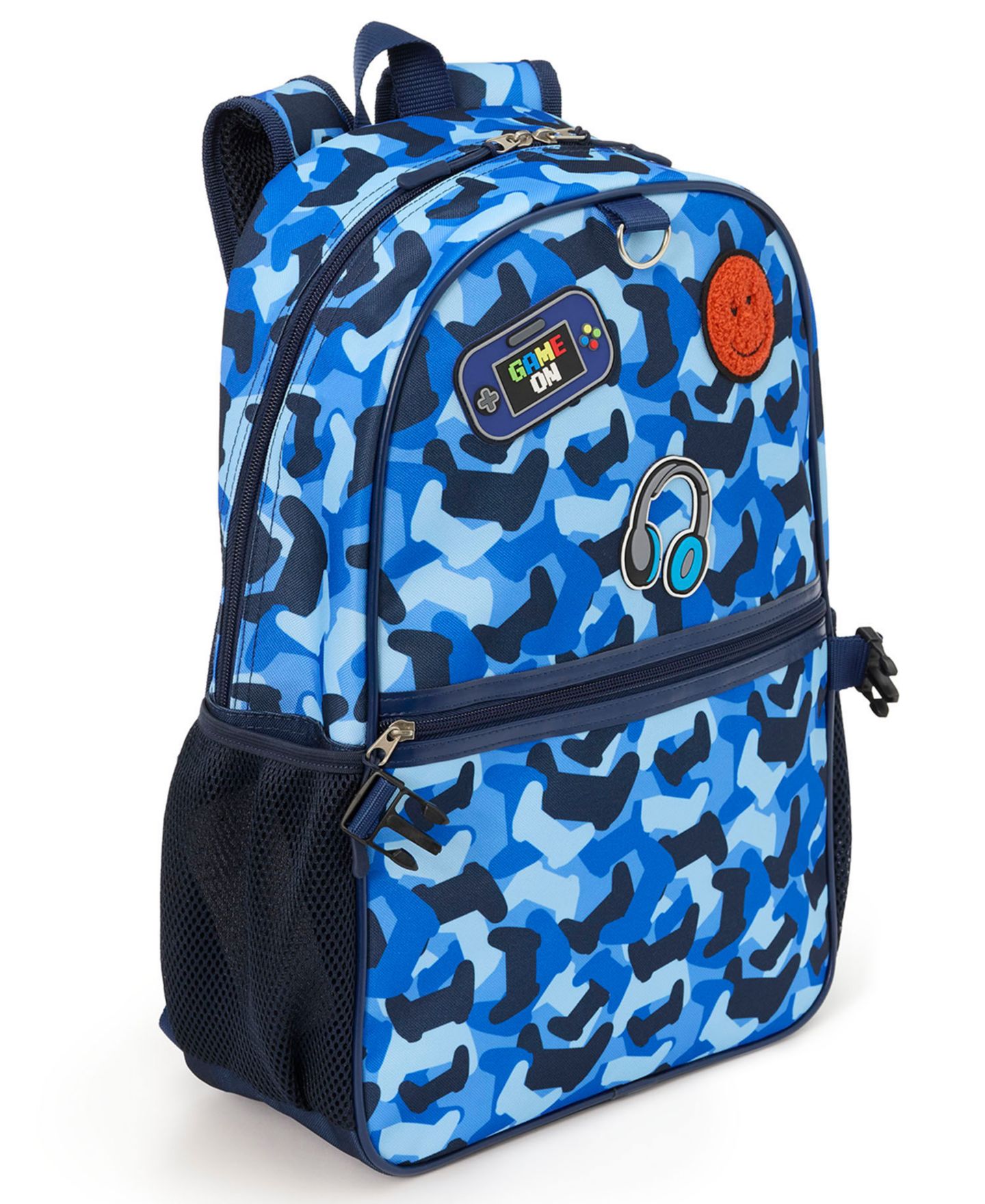 Сумки Extreme Nation Camo Gamer Backpack, Headphone and Lunch Box, 3-Piece Set для мальчиков, цвет: Синий — фото 5