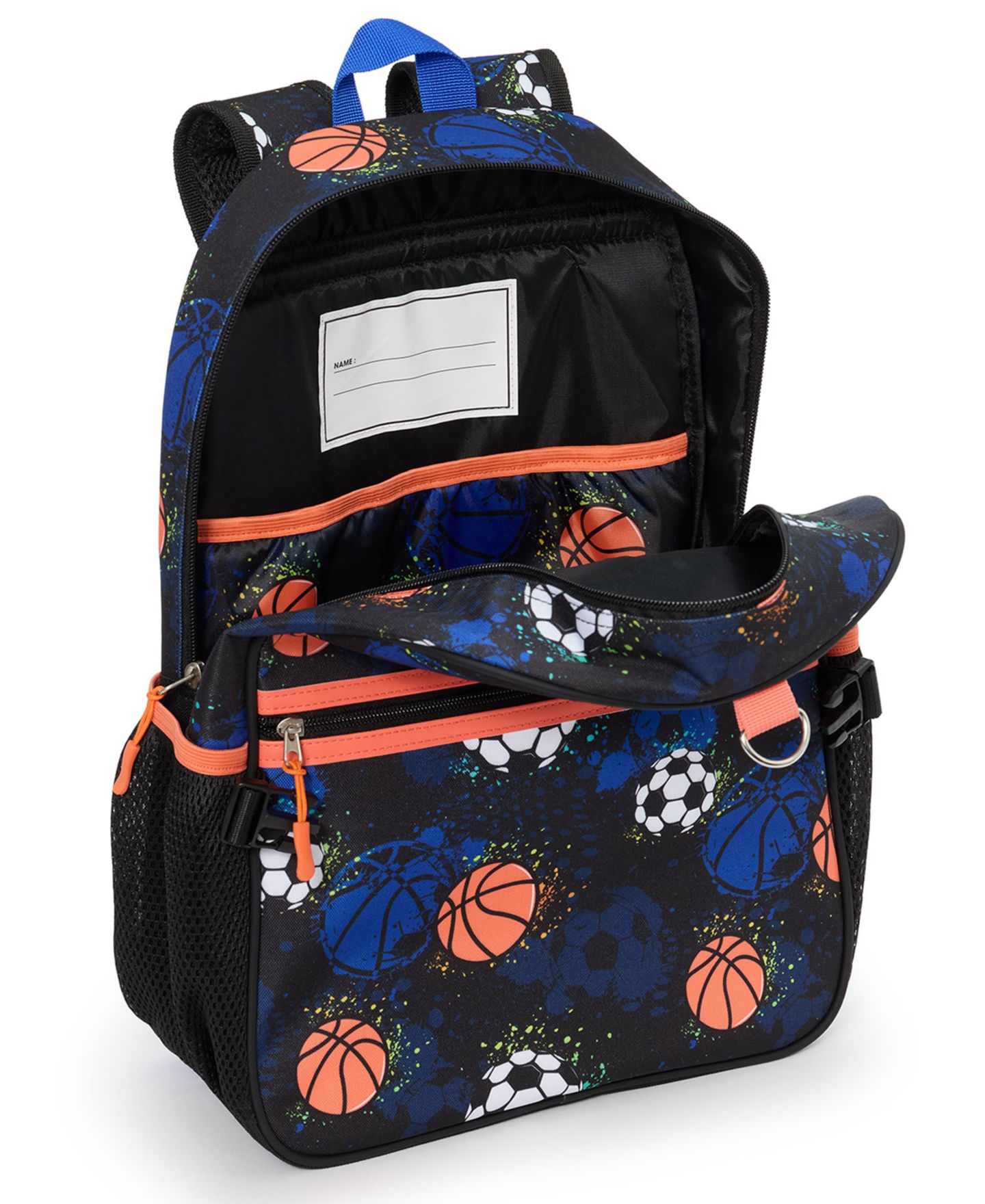 Сумки Extreme Nation Lenticular Sports Backpack, Lunch Box and Headphone, 3-Piece Set для мальчиков, цвет: Чёрный / Синий — фото 6