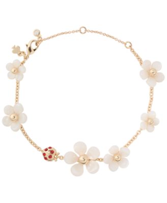 Gold-Tone Summer Daze Flower Scatter Bracelet