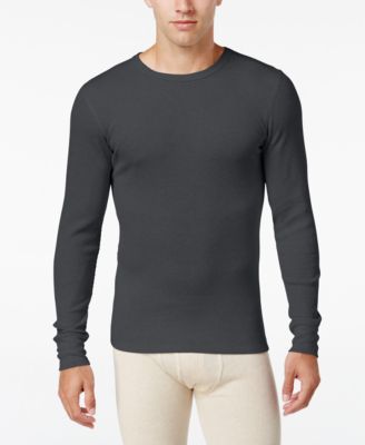 alfani thermal knit waffle crew