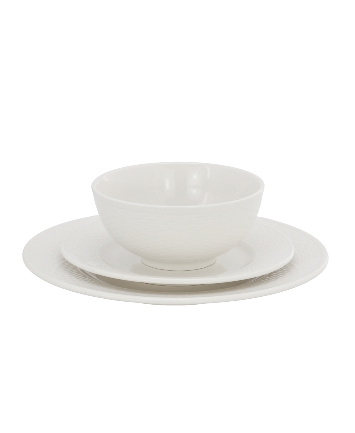 Elama Gemma 12-Piece Dinnerware Set, Service For 4