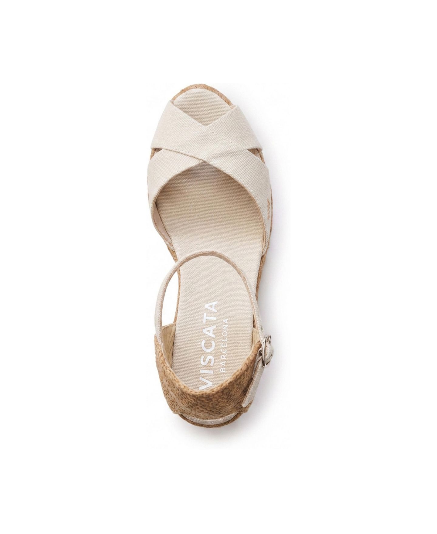 Женские сандалии VISCATA Aiguablava Canvas Espadrille Sandal, цвет: Бежевый — фото 6