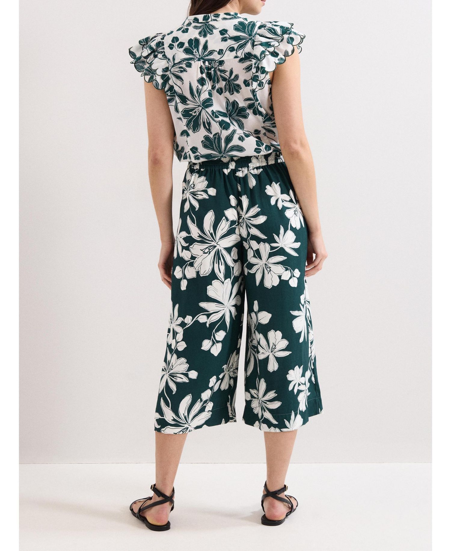 Women's Josie Floral Print Culotte Trousers
