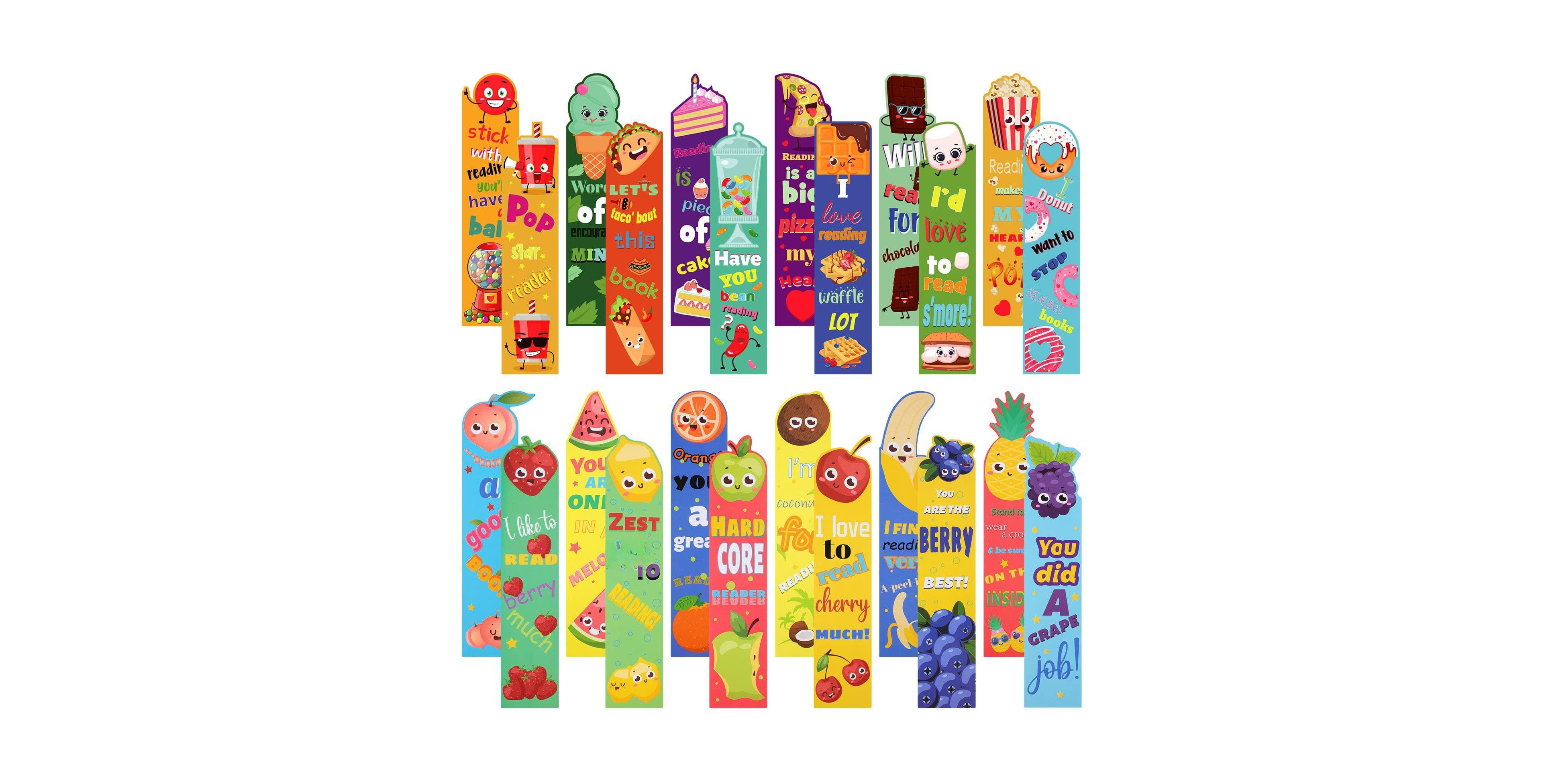 Gnuadz Fruit Scented Bookmarks Scratch Sniff Classroom Students