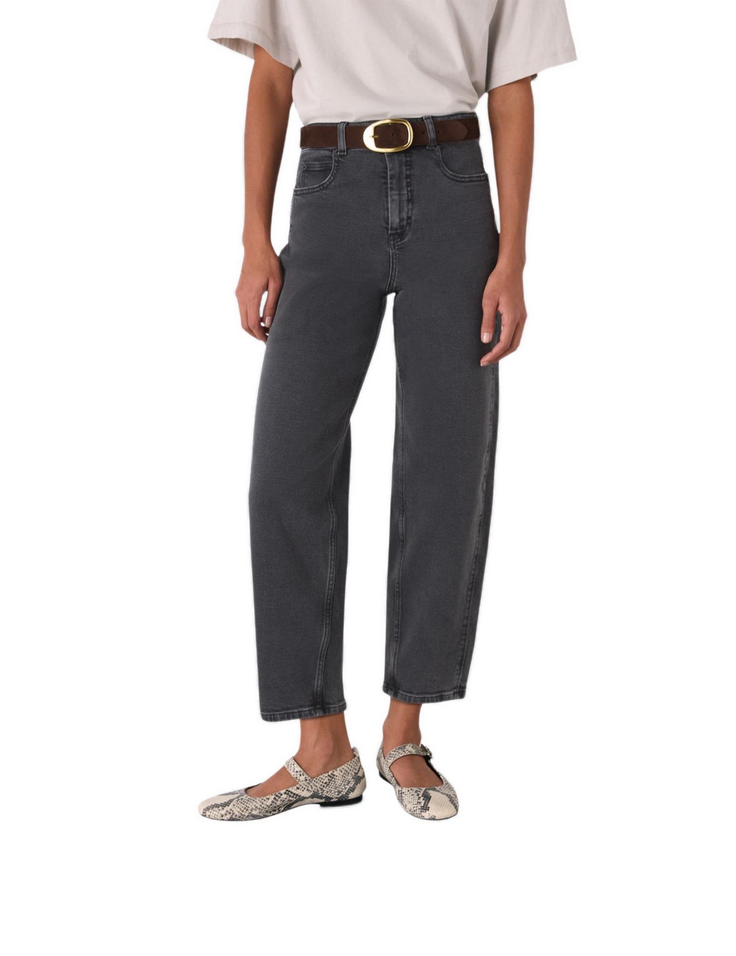 Women's Stretch Barrel Leg Jeans
