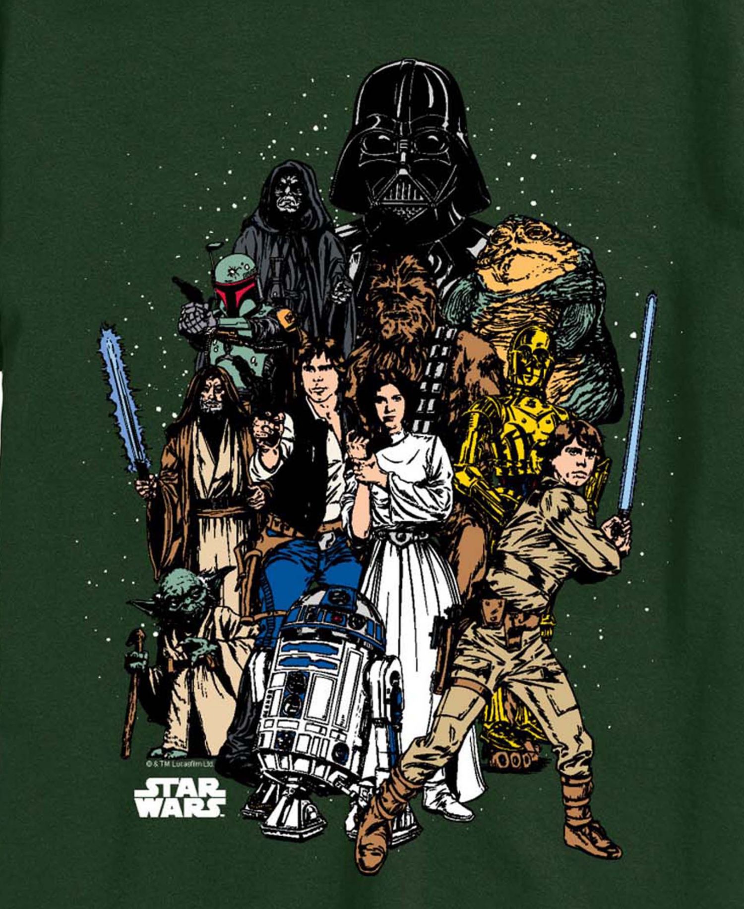 Men's Character Collage Short-Sleeve Graphic T-Shirt