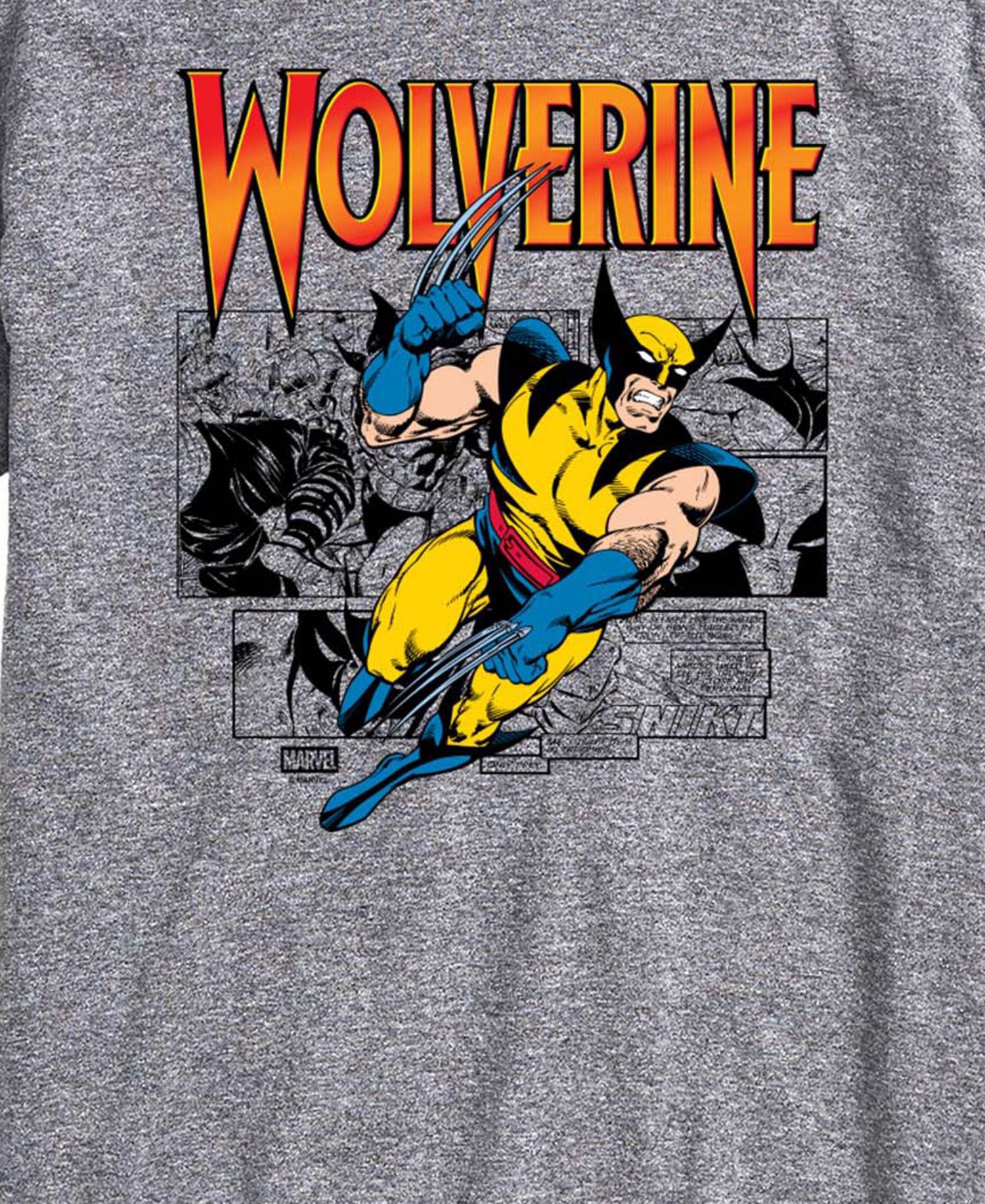 Men's Wolverine Comic Pop Short-Sleeve Graphic T-Shirt