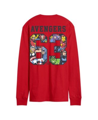 Men's Marvel Avengers Sporty Long-Sleeve Graphic T-Shirt