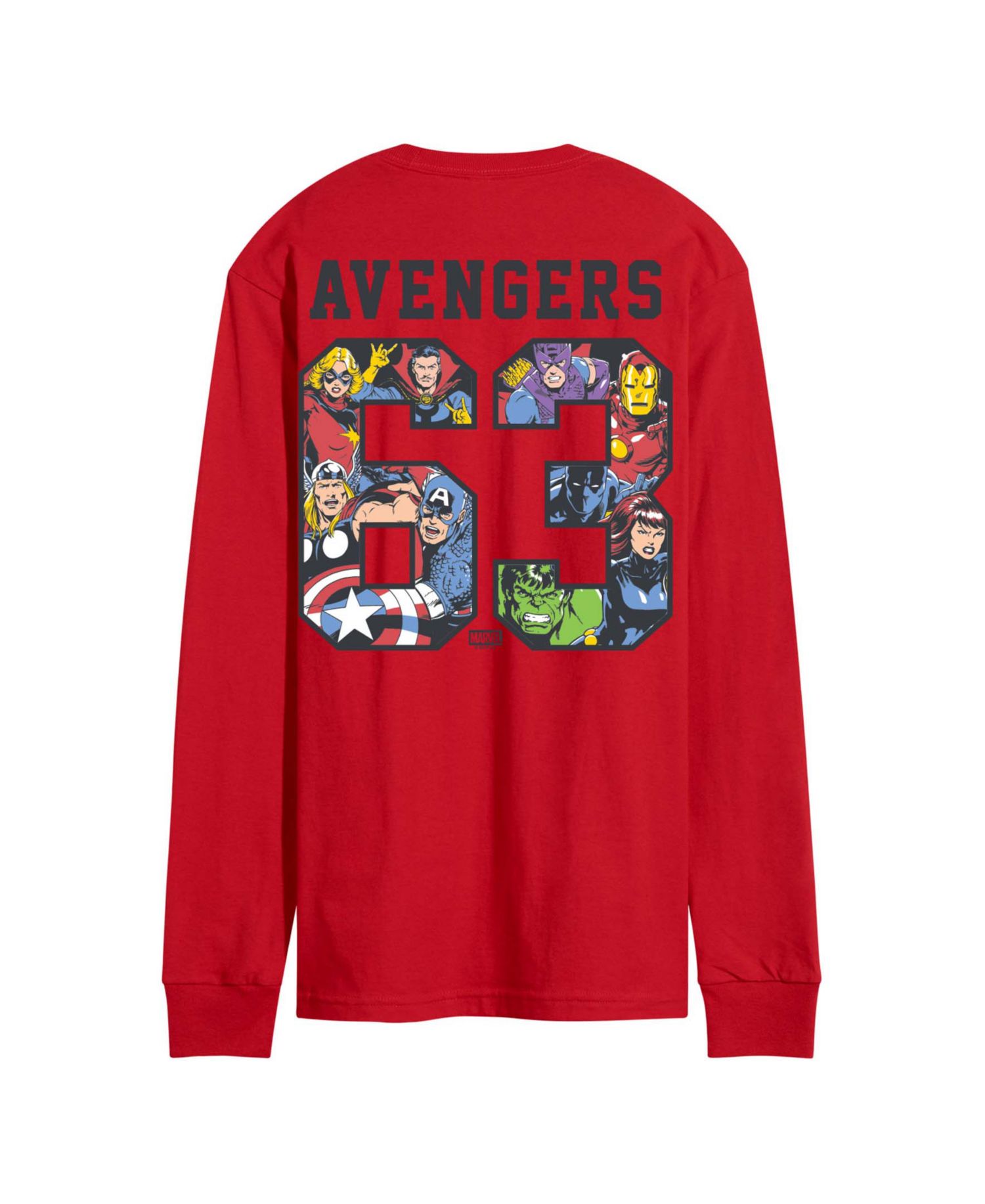 Men's Avengers Sporty Long-Sleeve Graphic T-Shirt
