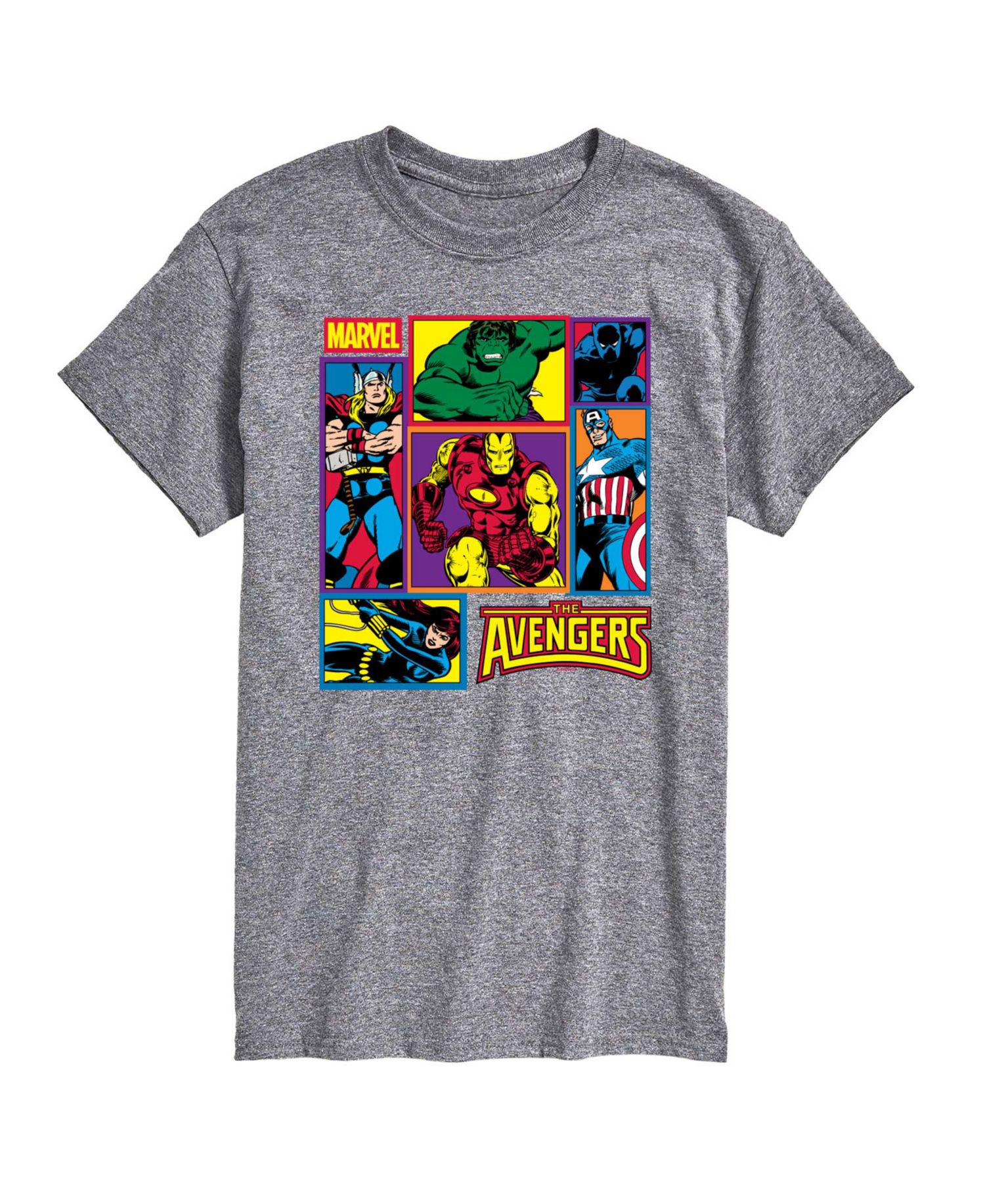 Men's Avengers Grid Short-Sleeve Graphic T-Shirt