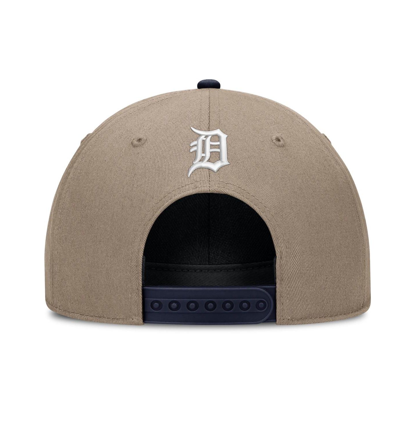 Мужская кепка Nike Khaki Detroit Tigers Father's Day Rope Rise Adjustable Hat — фото 4