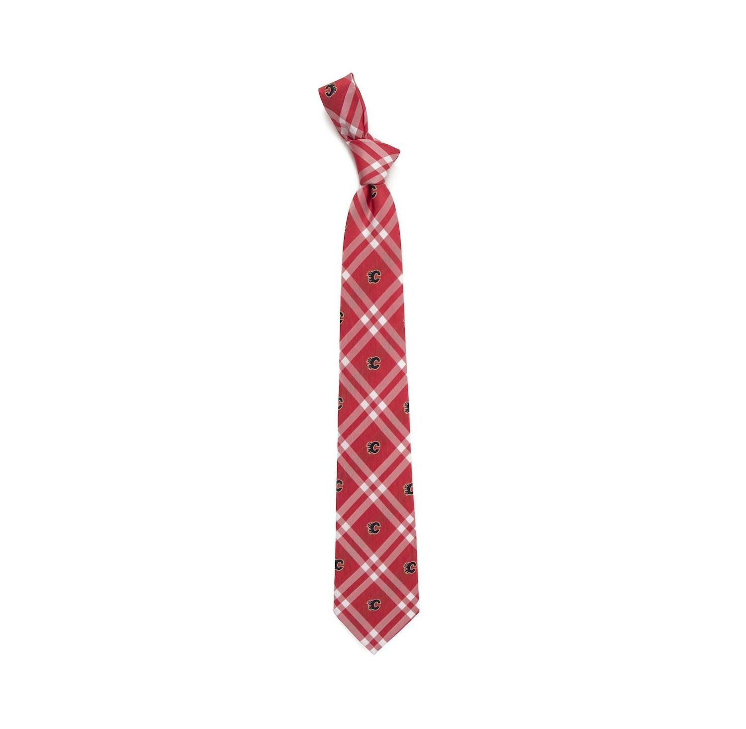 Men's Red Calgary Flames Rhodes Tie