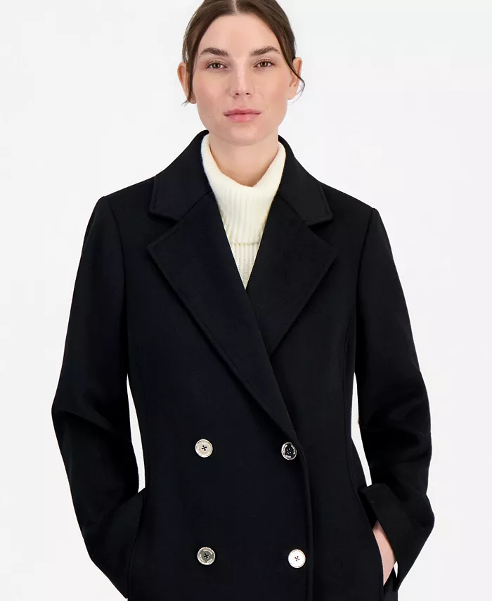 Women's Double-Breasted Maxi Coat - thumbnail 3