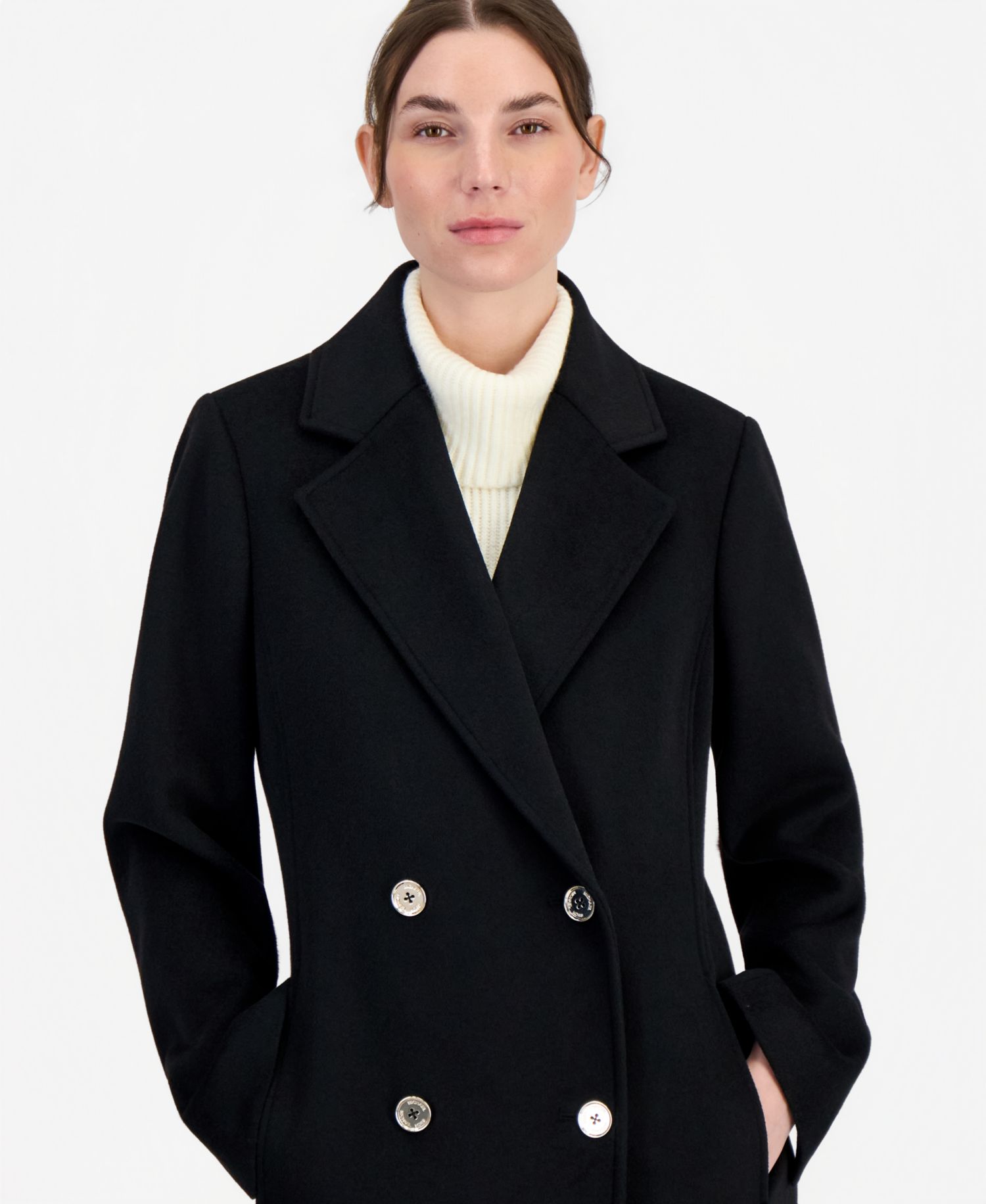 Women's Double-Breasted Maxi Coat