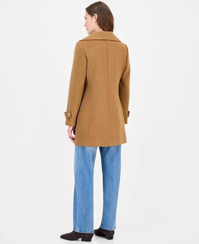 Women's Collared Zip-Front Coat - thumbnail 10