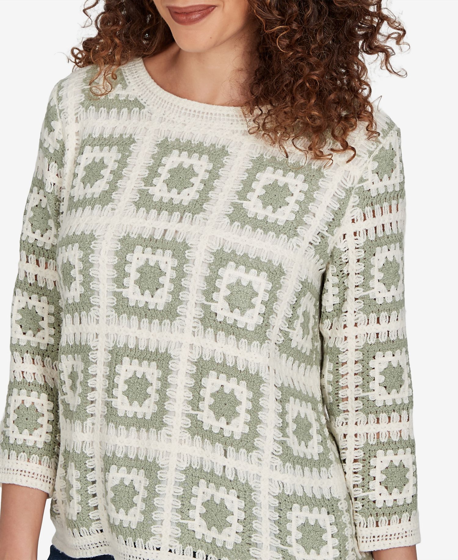 Petite Crochet Squares Top