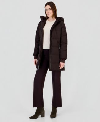 Michael Kors Women's Puffer Hooded Coat