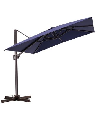 Outdoor Patio 9X11FT Aluminum Cantilever Umbrella