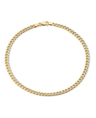 Cuban Chain Bracelet in 14K Gold