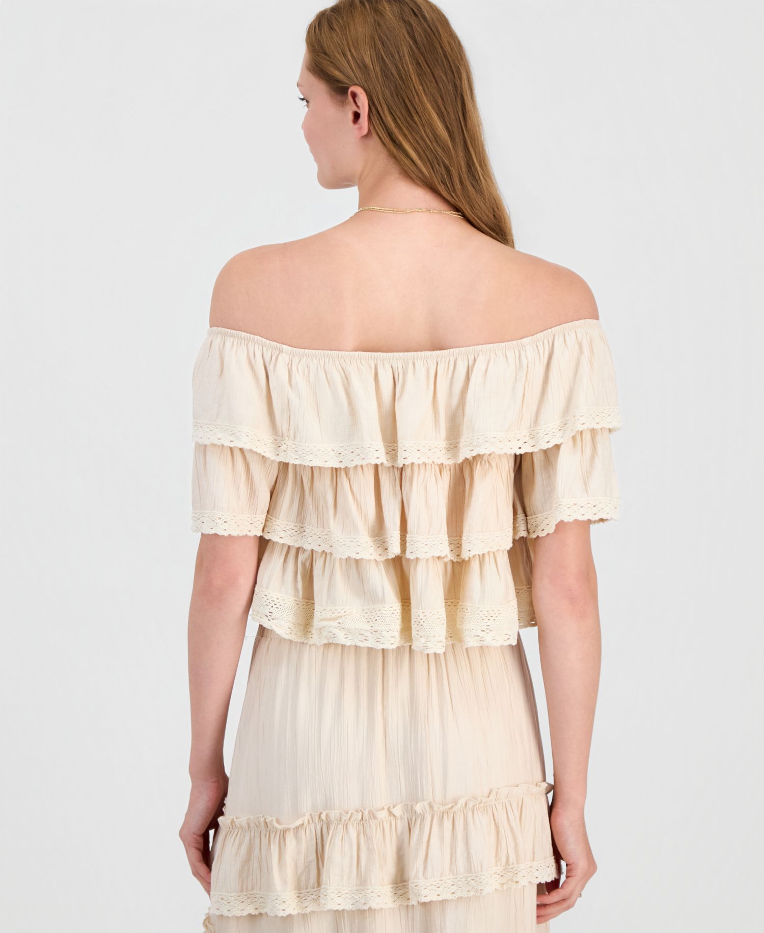 Women's Ruffled Tiered Top