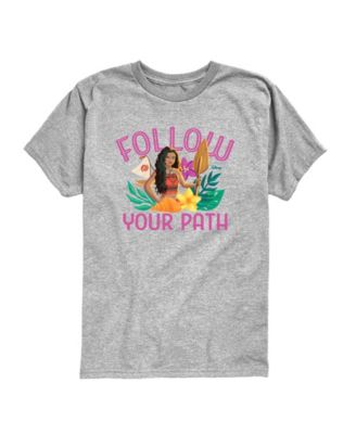 Moana Toddler Boys' 2T-5T Live Action Follow Your Path Short-Sleeve T-Shirt - Athletic Heather