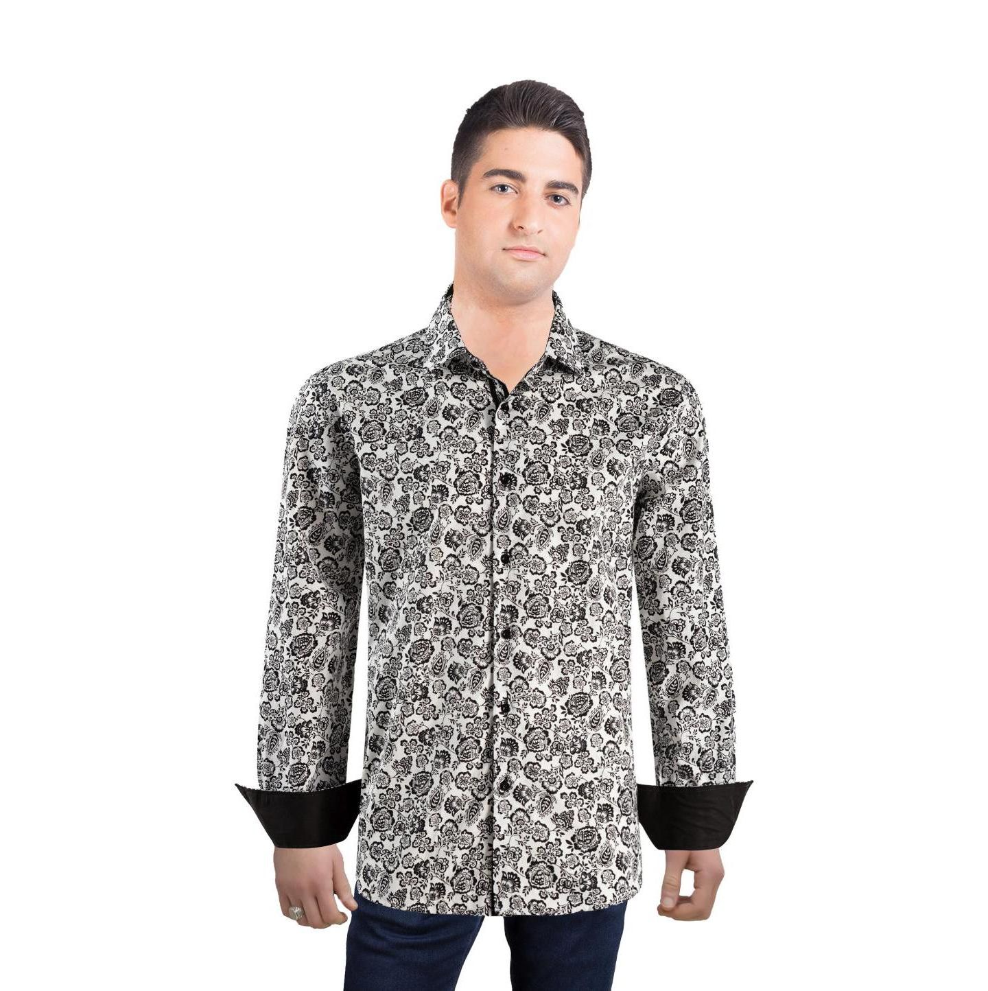 Мужская рубашка Elie Balleh Slim Fit Floral Shirt for Men — фото 1