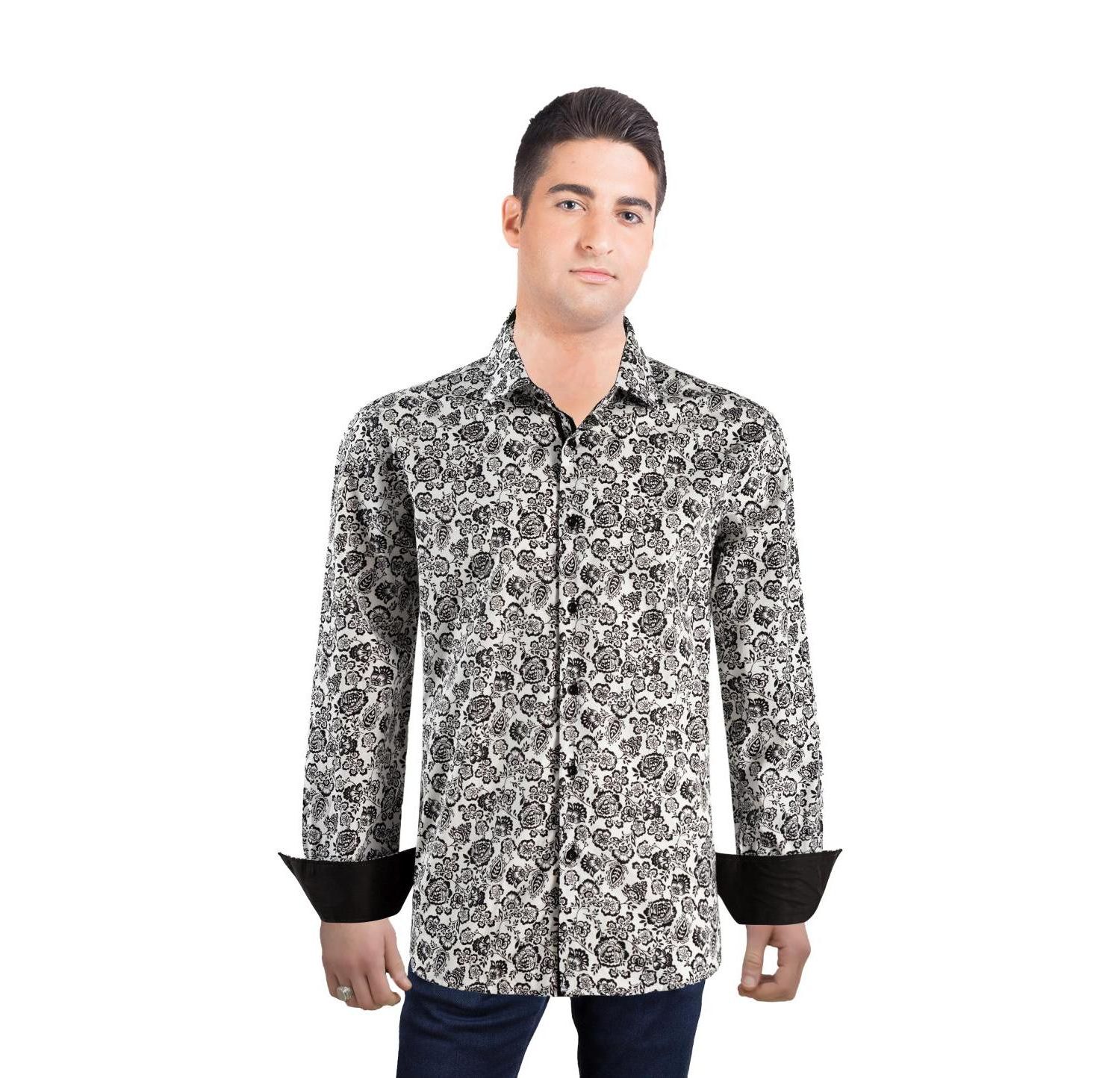 Men's Slim Fit Floral Shirt for Men By