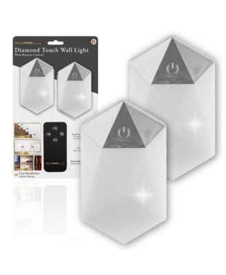 2-Pack Wireless Touch LED Wall Light Sconces with Remote