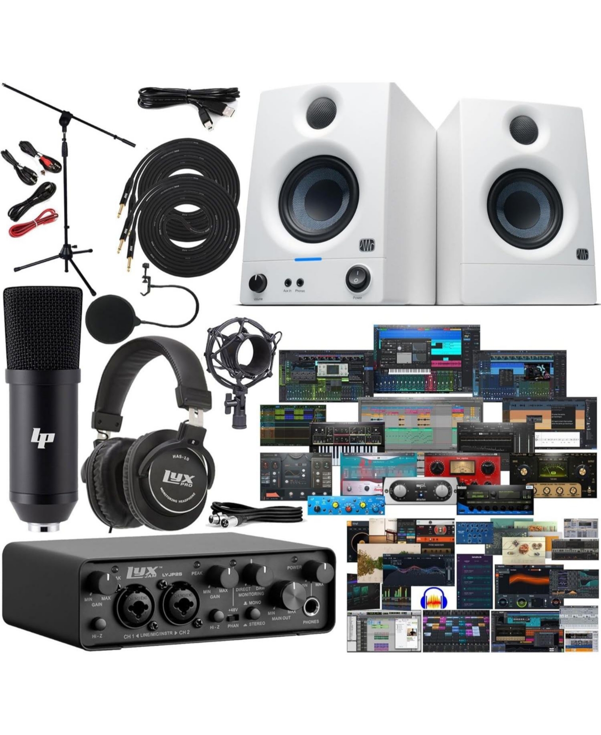 Focusrite Scarlett Solo 4th Gen Usb C Studio Bundle