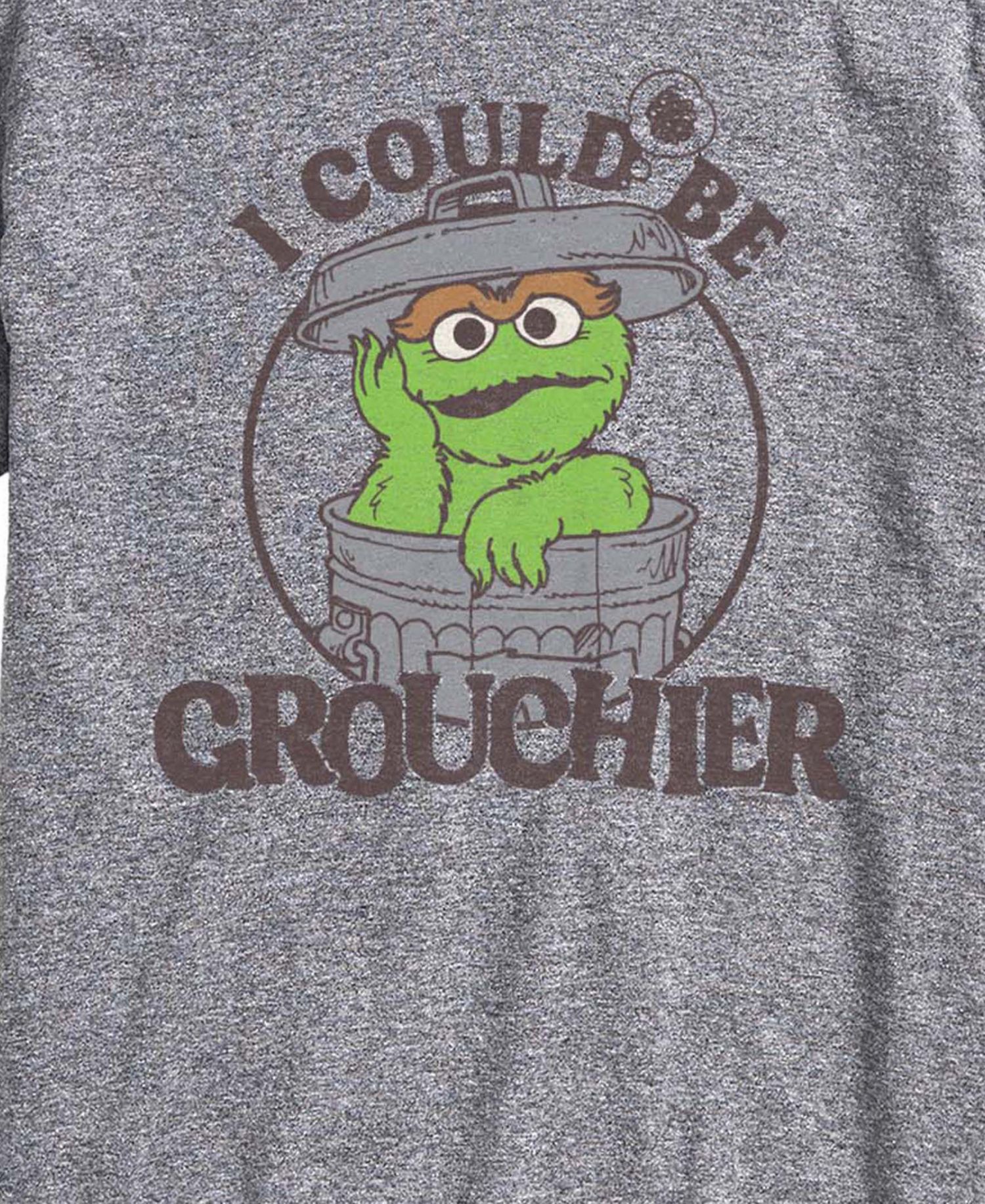 Men's Sesame Street Could Be Grouchier Oscar Short-Sleeve Graphic T-Shirt