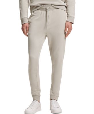 Men's Cotton-Terry Logo Patch Tracksuit Bottoms Pants