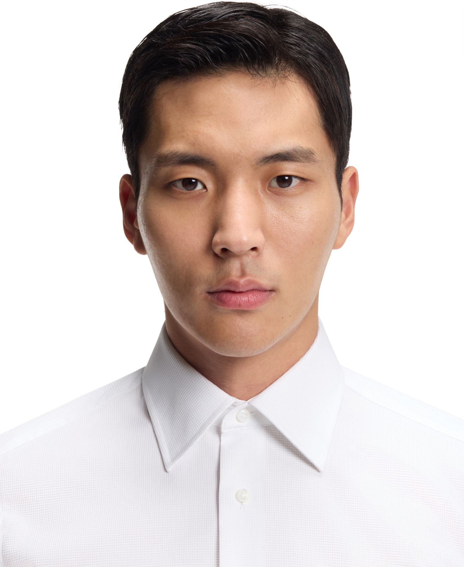 Men's Cotton Slim-Fit Dress Shirt