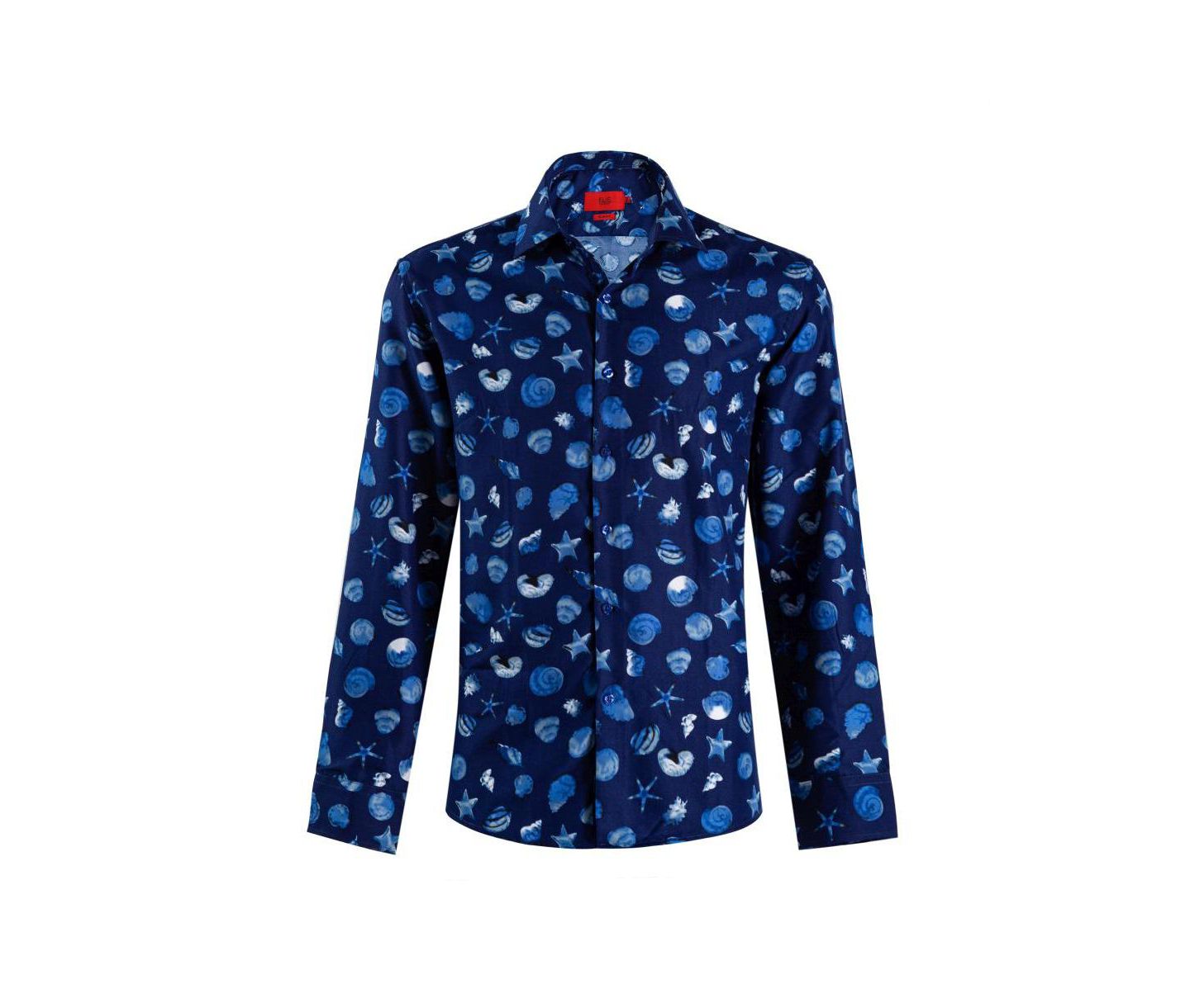 Мужская рубашка Elie Balleh Slim Fit Sea Shell Print — фото 2