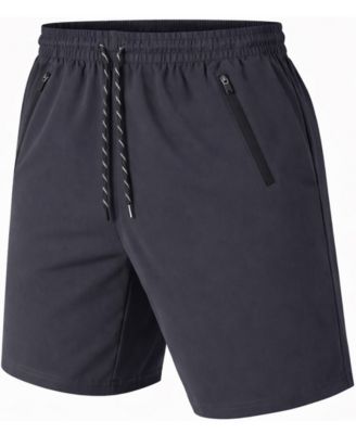 Men's Performance Training Shorts with Zipper Pockets