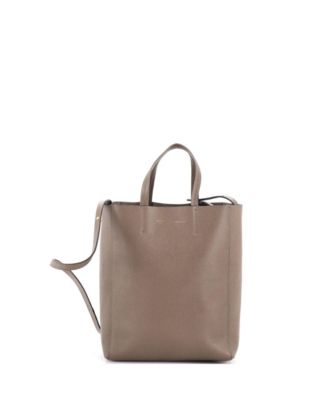 Small Vertical Cabas Tote Grained Calfskin