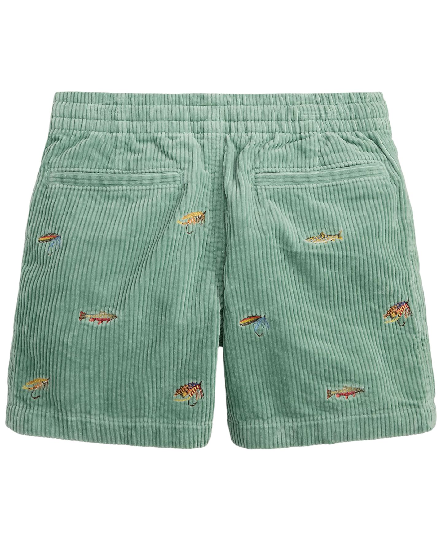 Шорты Polo Ralph Lauren Polo Prepster Embroidered Corduroy Shorts для мальчиков, цвет: Выцветший мятный — фото 2