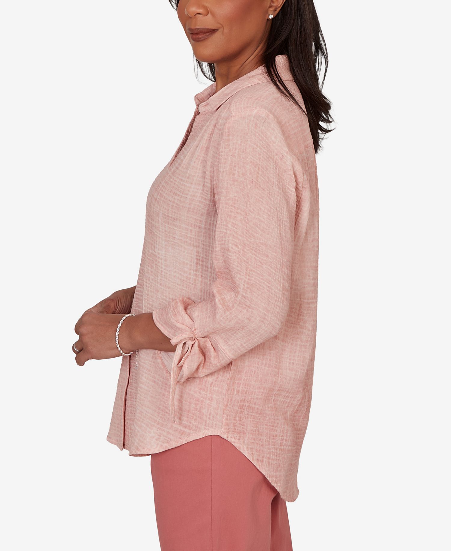 Women's Camden Market Crinkle Gauze Button-Front Top