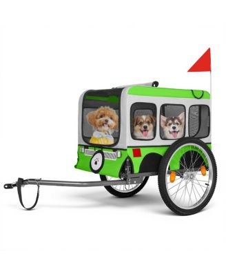 Streamdale Large Folding Dog Bike Trailer Heavy Duty Steel Frame 20  Wheels