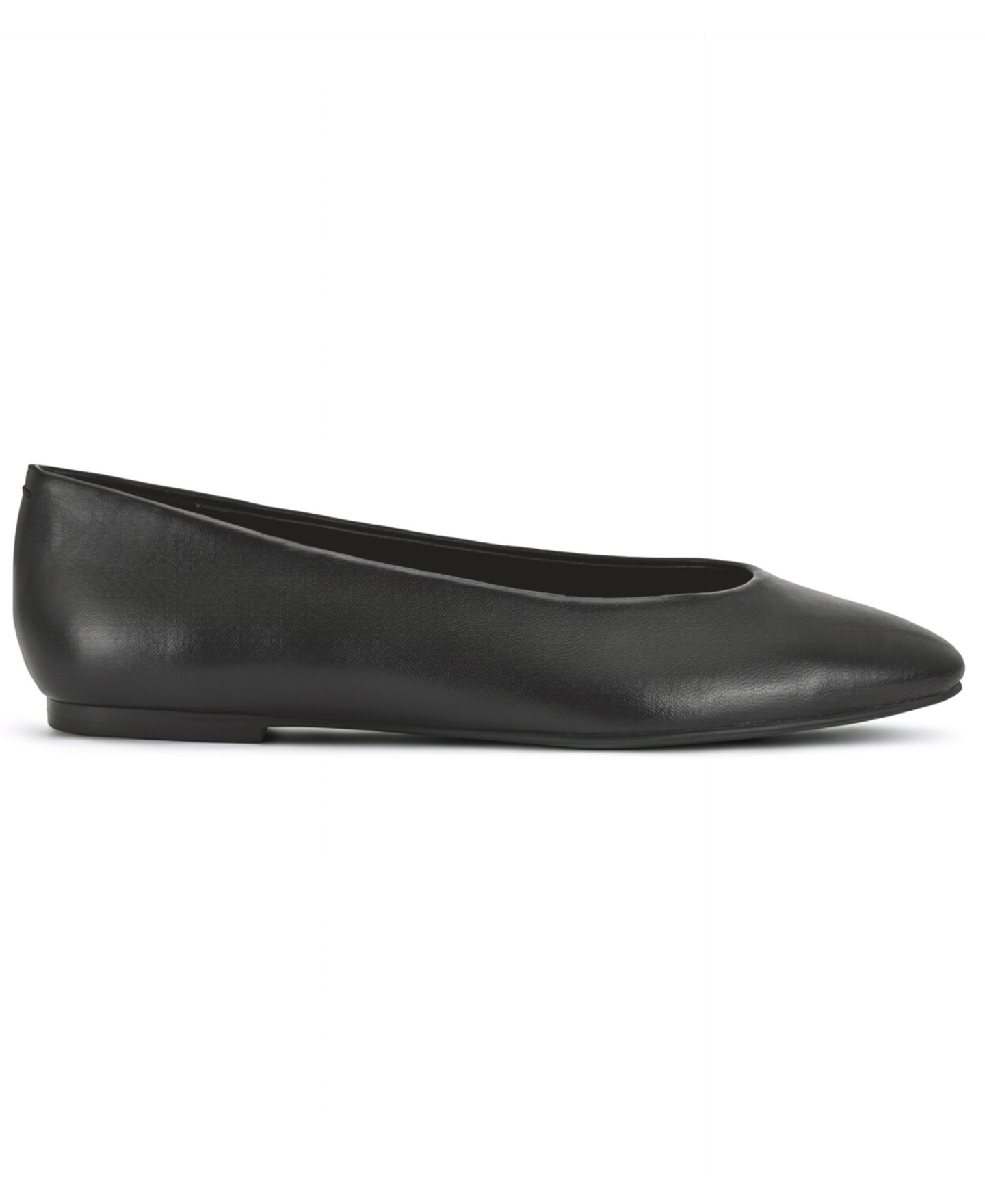 Женские балетки Nine West Valore Slip-On Dress Ballet Flats, цвет: Чёрный кожаный — фото 2