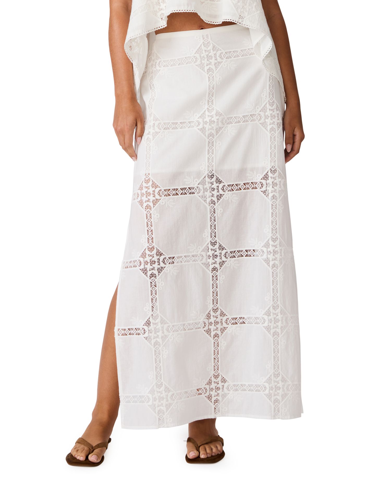 Women's Monique Side Slit Skirt