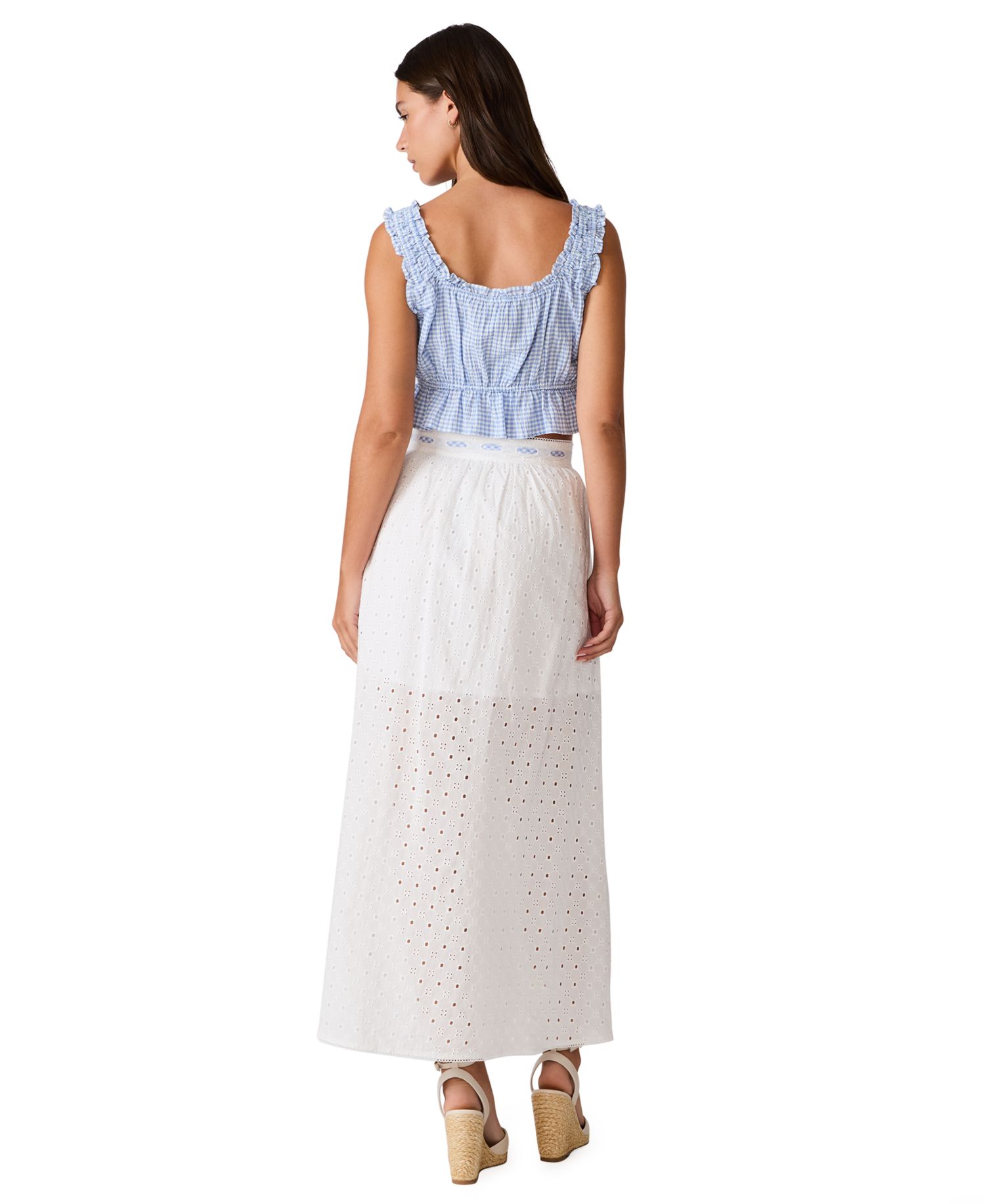 Women's Zana Loose-Fit Eyelet Skirt