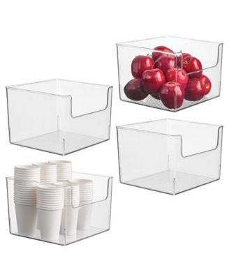 Large Cube Storage Bin for Pantry or Cabinet