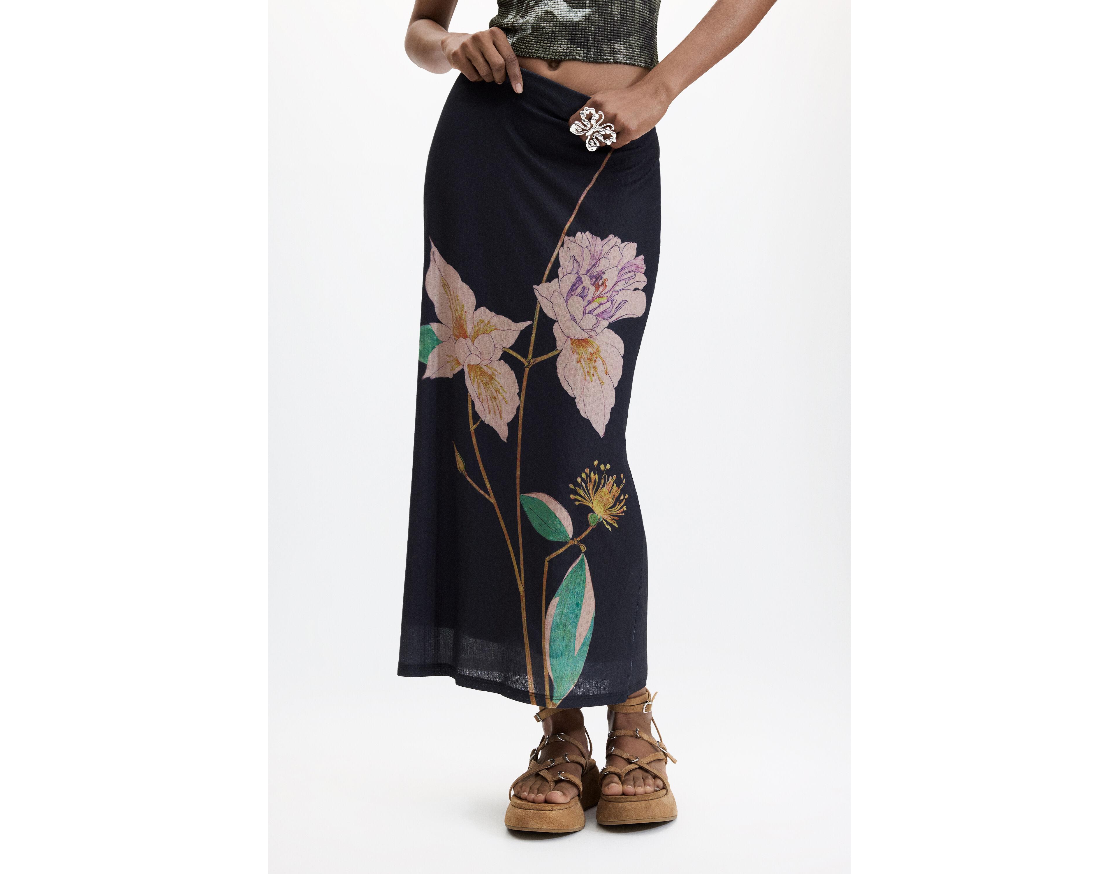Desigual Women's Long printed skirt