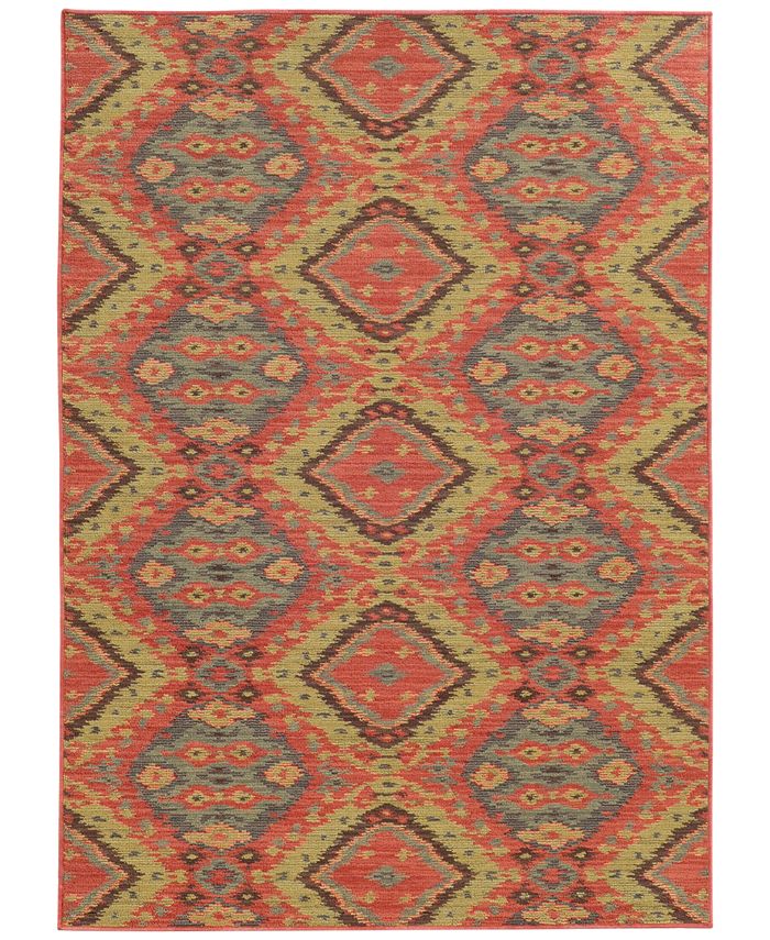 Tommy Bahama Home Cabana Indoor/Outdoor 621C Multi 3' 10" x 5' 5" Area