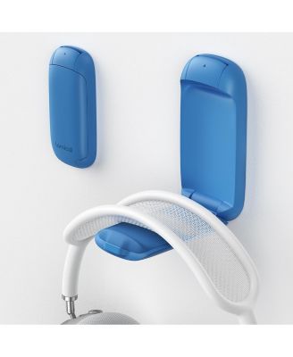 Foldable Headphone Stand, Headphone Holder Hook Mount, Adhesive Hanger Clip Under Desk