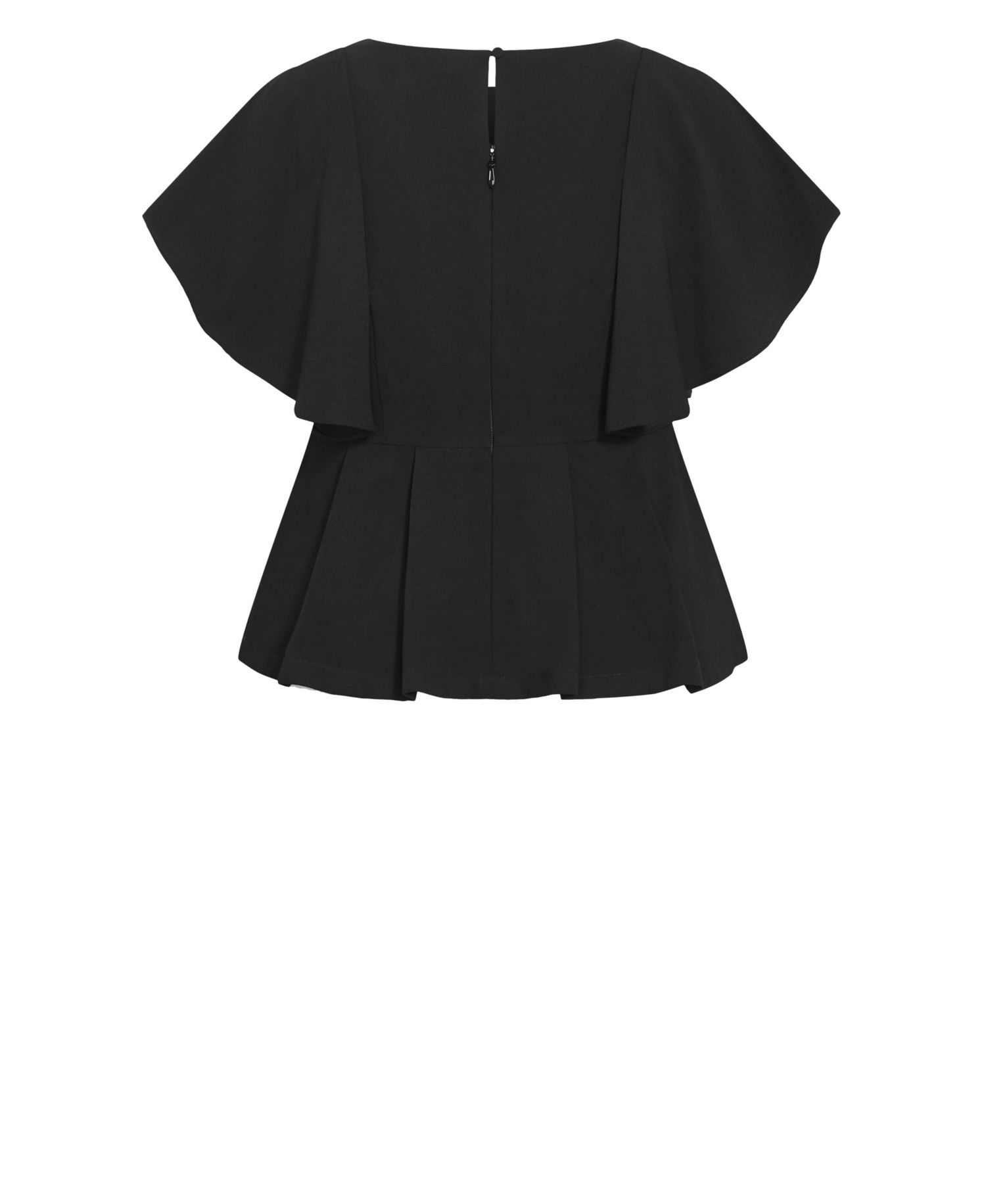 Plus Size Cinched Peplum Top