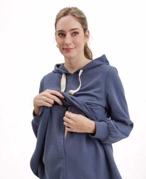 Женское худи NOM Maternity Crosby Maternity & Nursing, цвет: Сланцевый