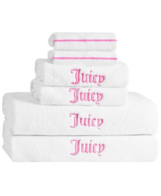 Neon Border Cotton 6-Piece Bath Towel Set