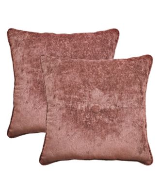 Delmonico Chenille 2-Pack Decorative Pillows, 20" x 20"