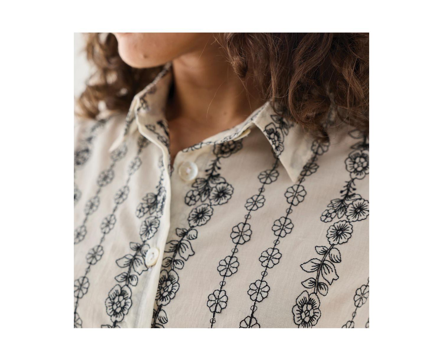 Women's Oversized Crop Shirt